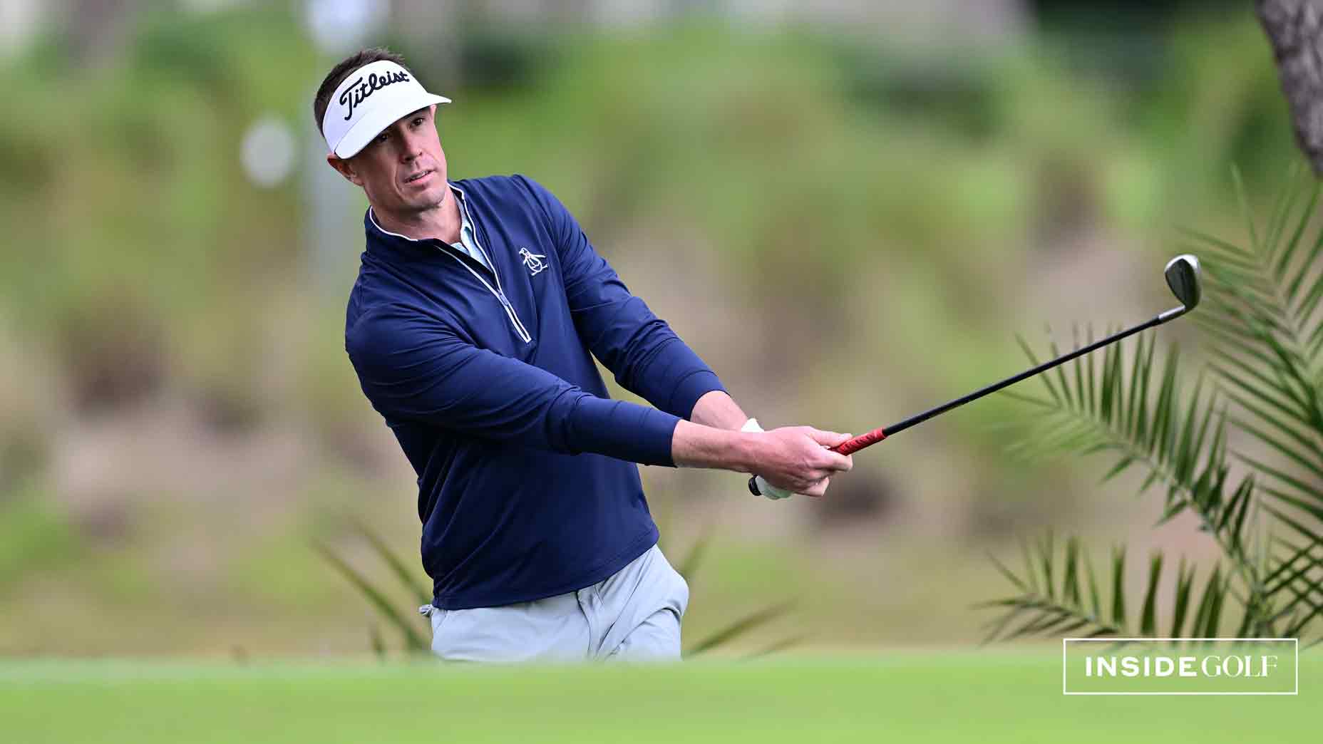 Former NFL player Matt Ryan plays his shot on the fifth hole during the third round of the Hilton Grand Vacations Tournament of Champions 2025 at Lake Nona Golf & Country Club on February 01, 2025 in Orlando, Florida.