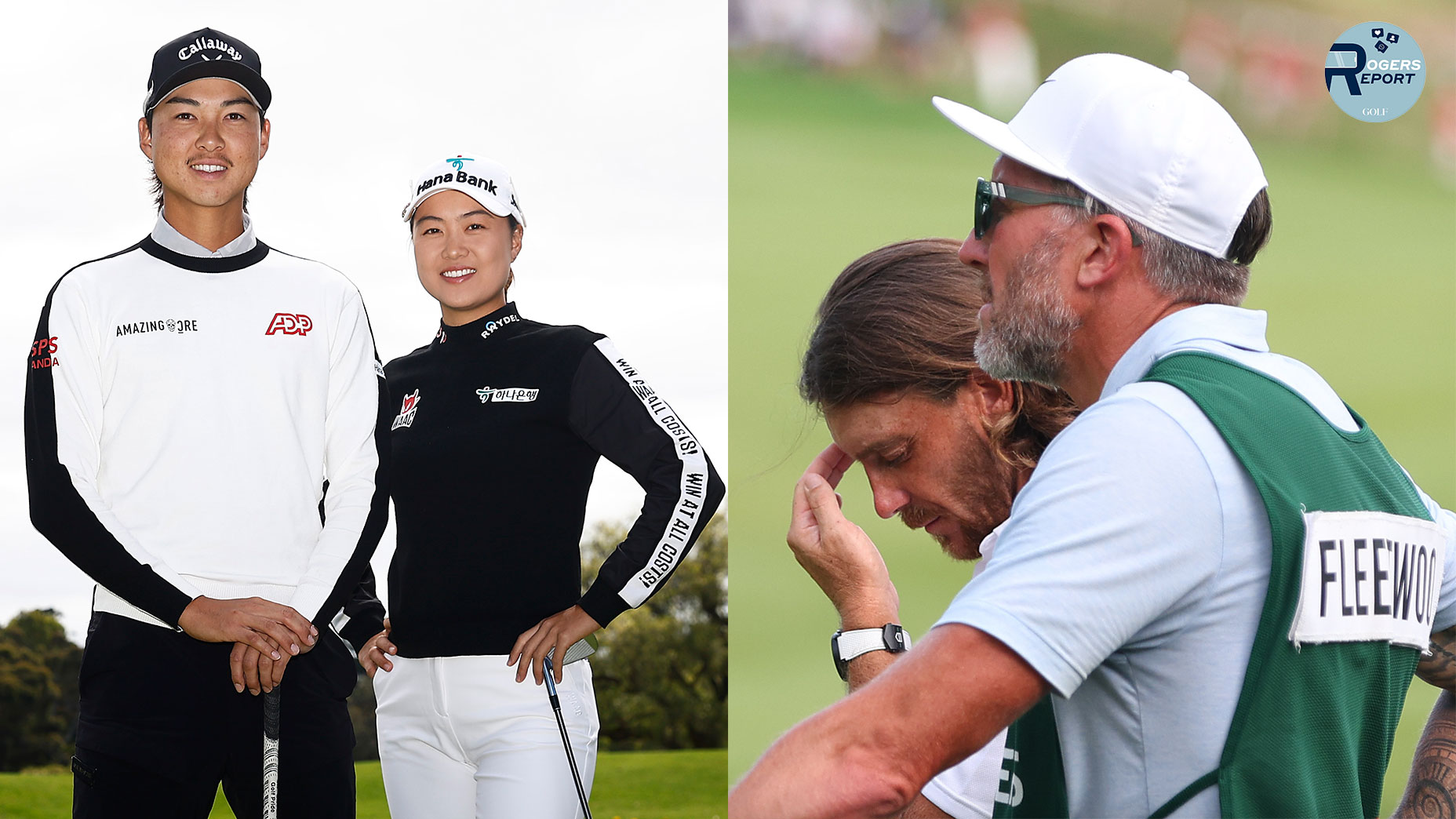 The Lee siblings, Tommy Fleetwood at the Travelers Championship.