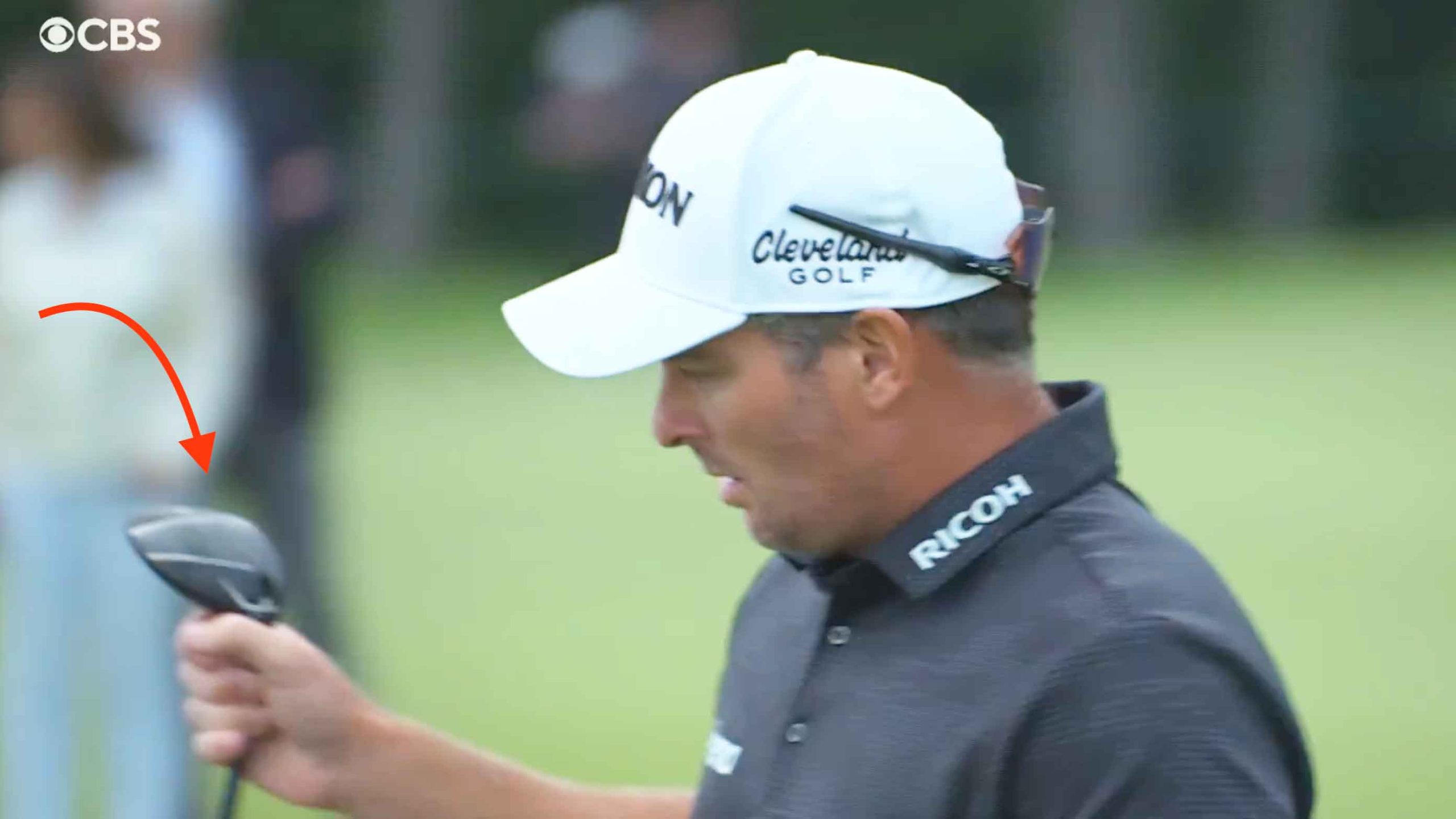 Ryan Fox after hitting career 3-wood shot at the RBC Canadian Open.