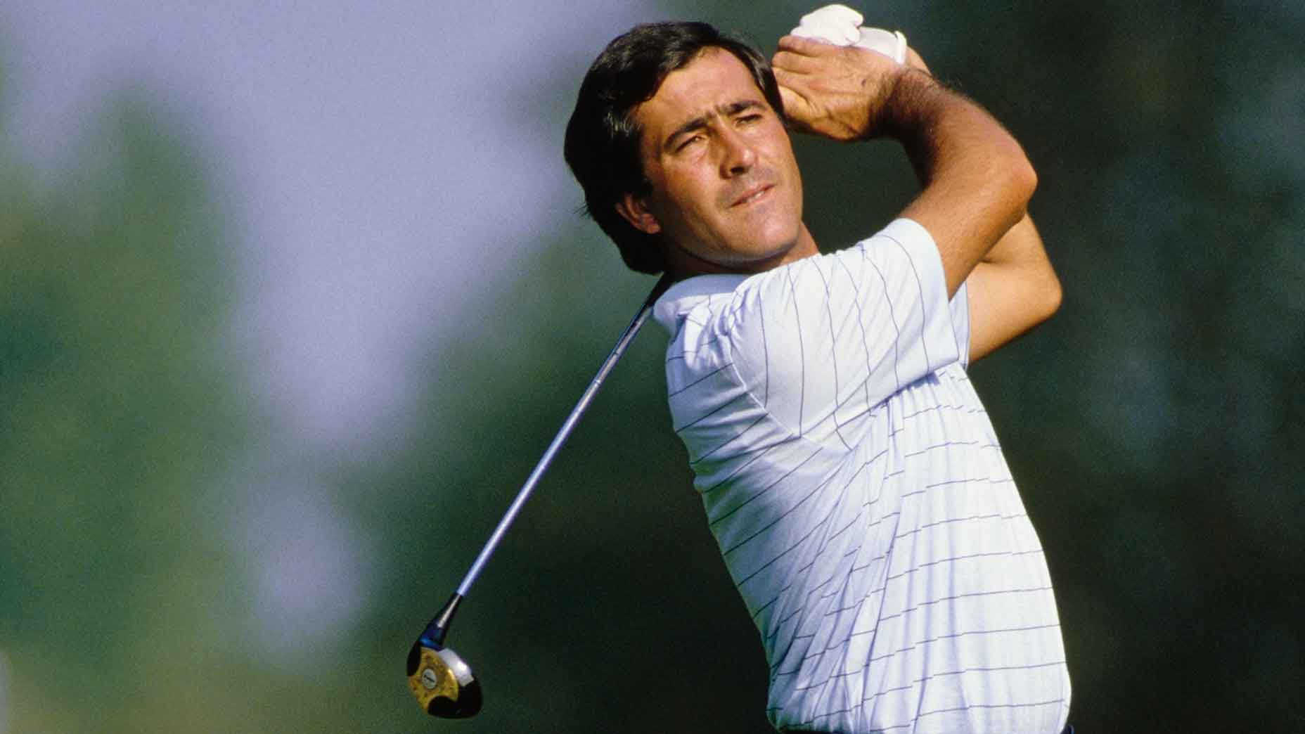 seve ballesteros swings golf club