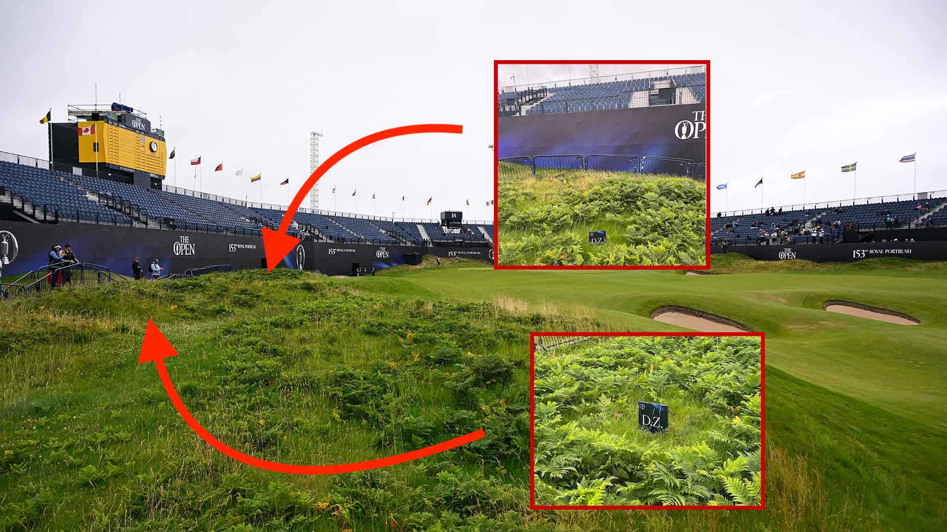 Royal Portrush has some punishing drop zones.