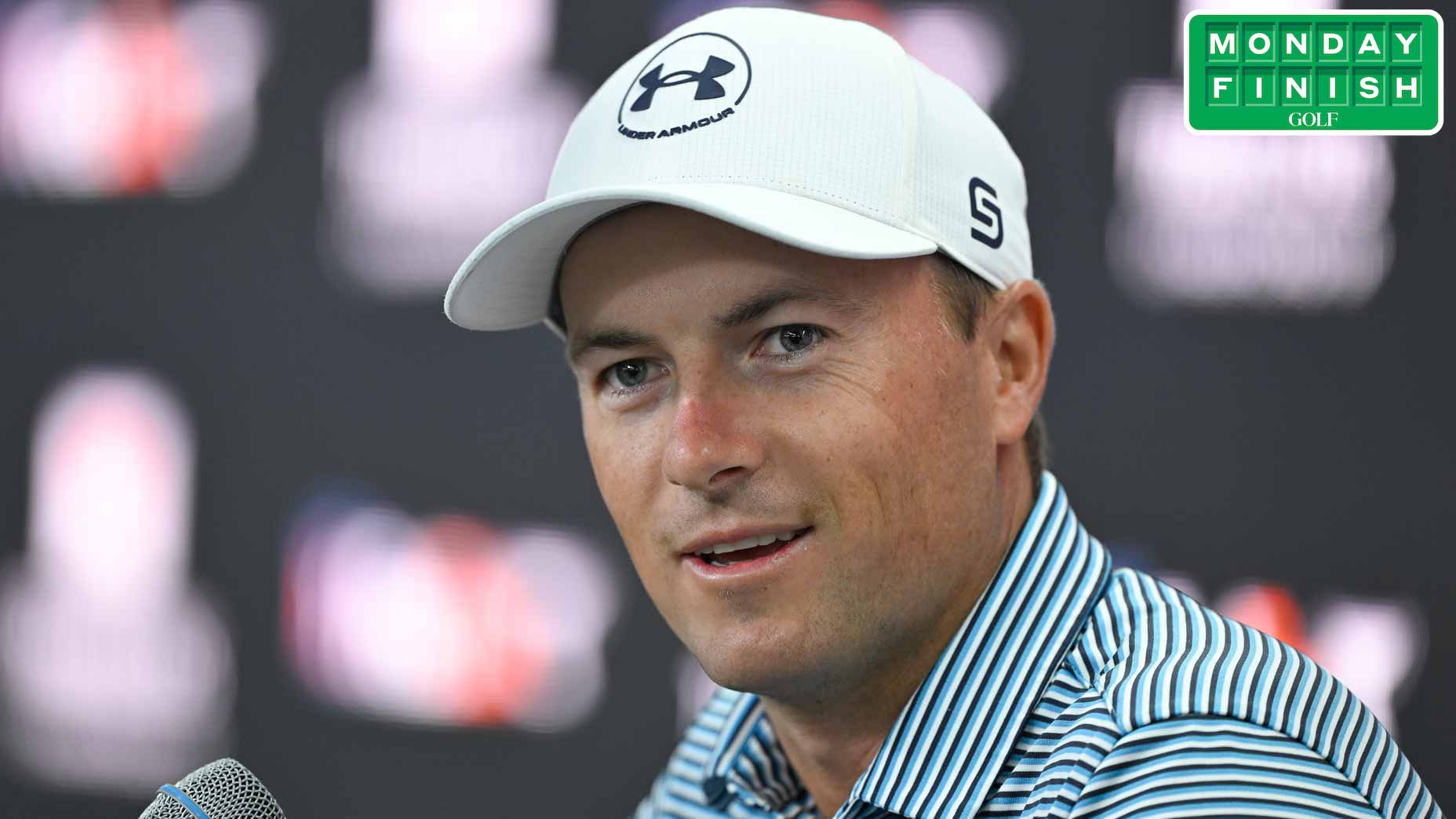 Jordan Spieth is hoping he'll be a father for the third time before he tees it up at Royal Portrush next week.