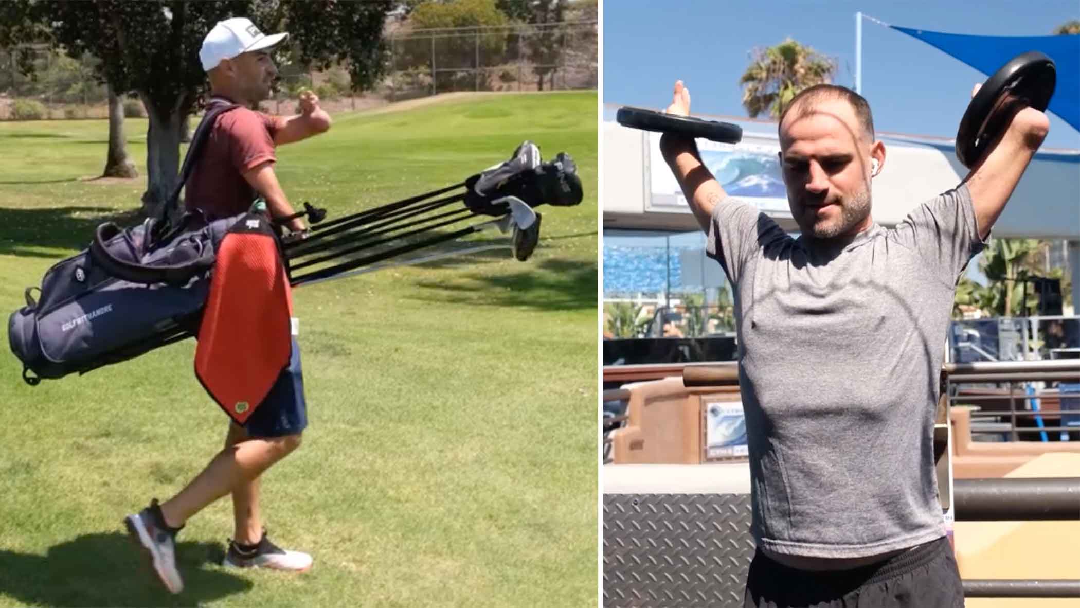 andreas brandenberg at golf course and gym