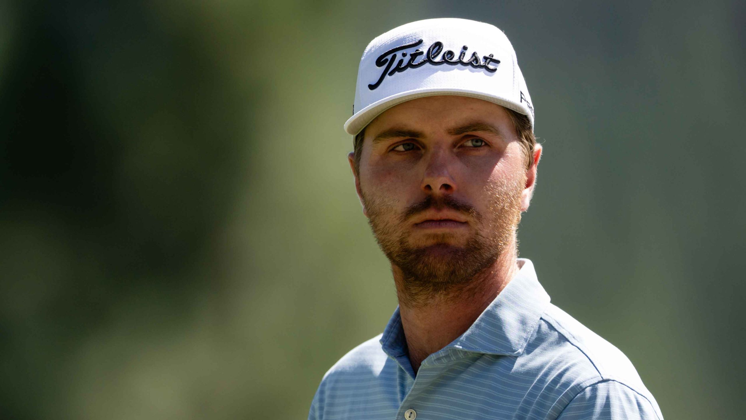 Ryan Gerard of the United States looks on from the eighth green during the final round of the Barracuda Championship 2025