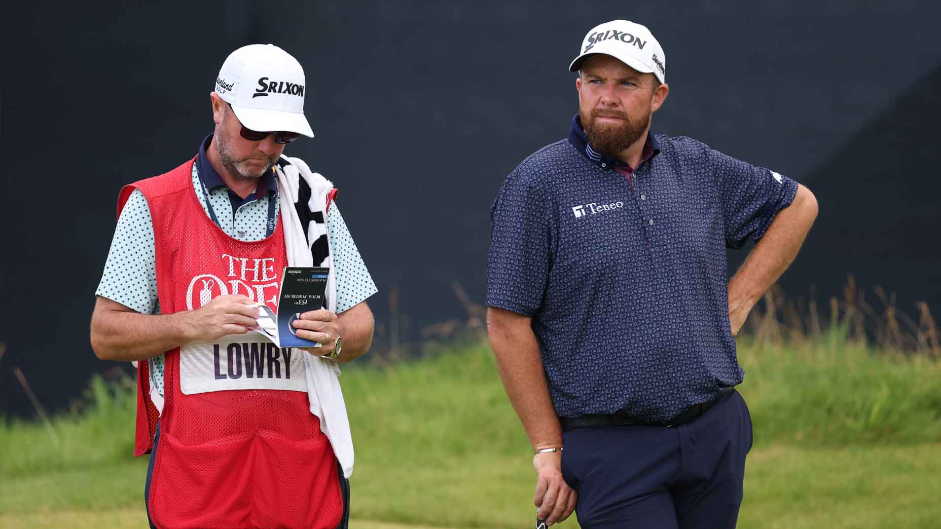 Shane Lowry looks on during the second round of the 2025 Open Championship