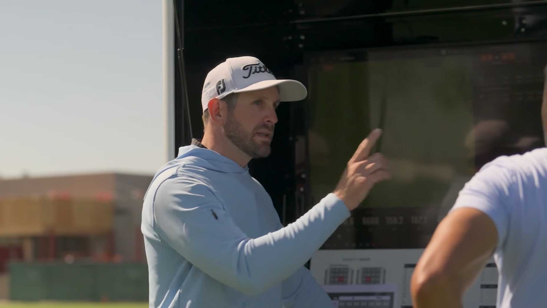 Lucas Bro does a fitting at TPI.