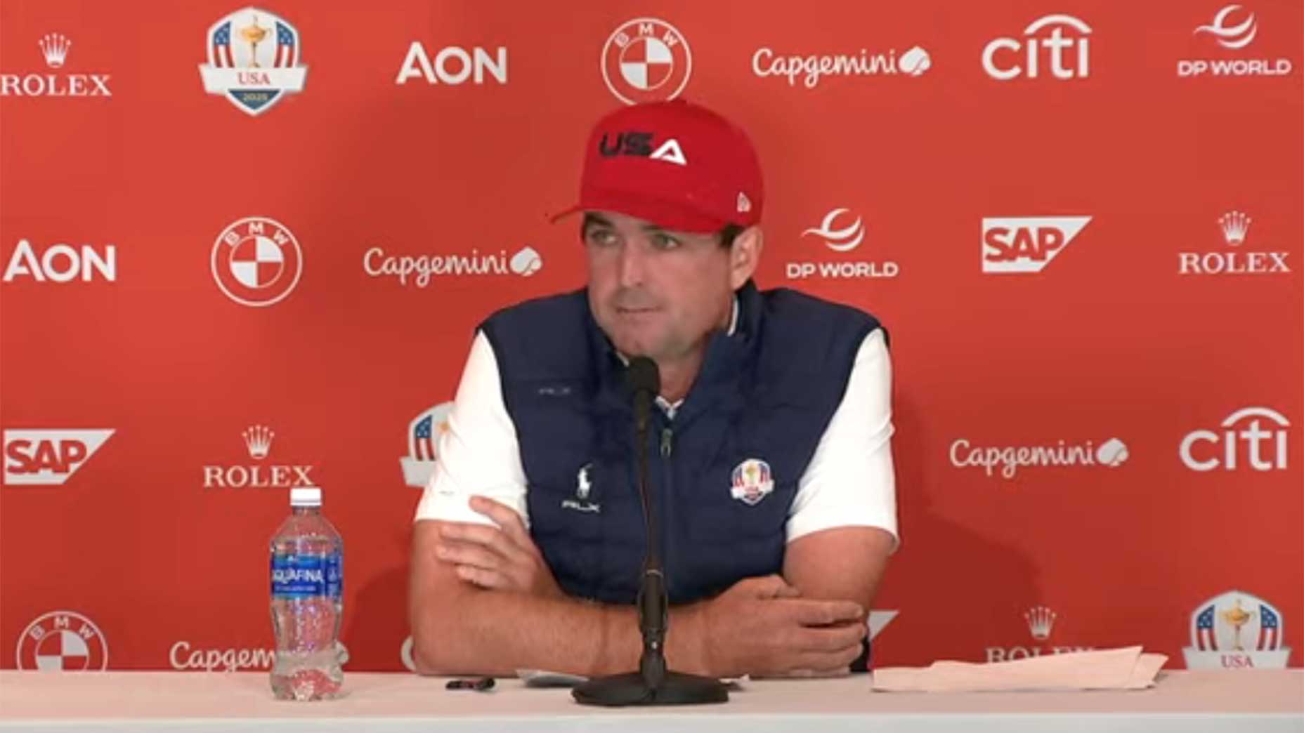 Keegan Bradley makes his captain's picks on Wednesday in Frisco, Texas.