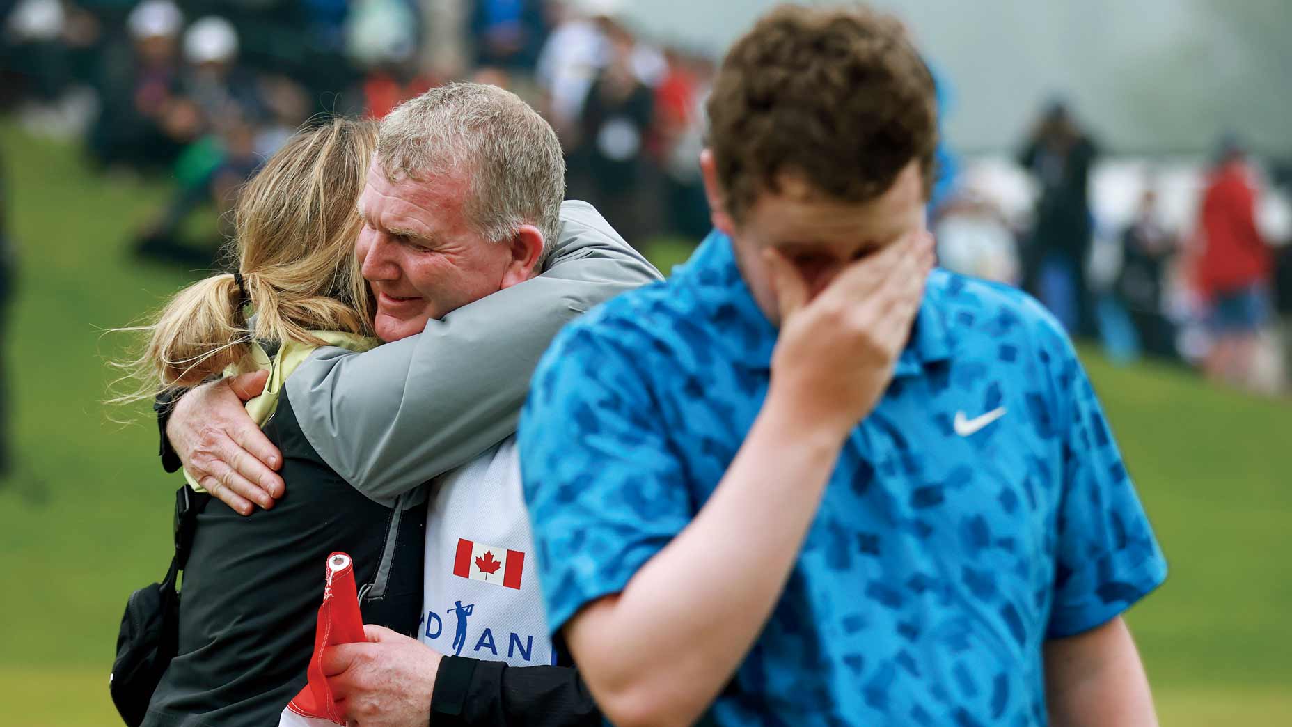 Oh, Canada. The win was overwhelming for the player and his lucky dad, Dougie.