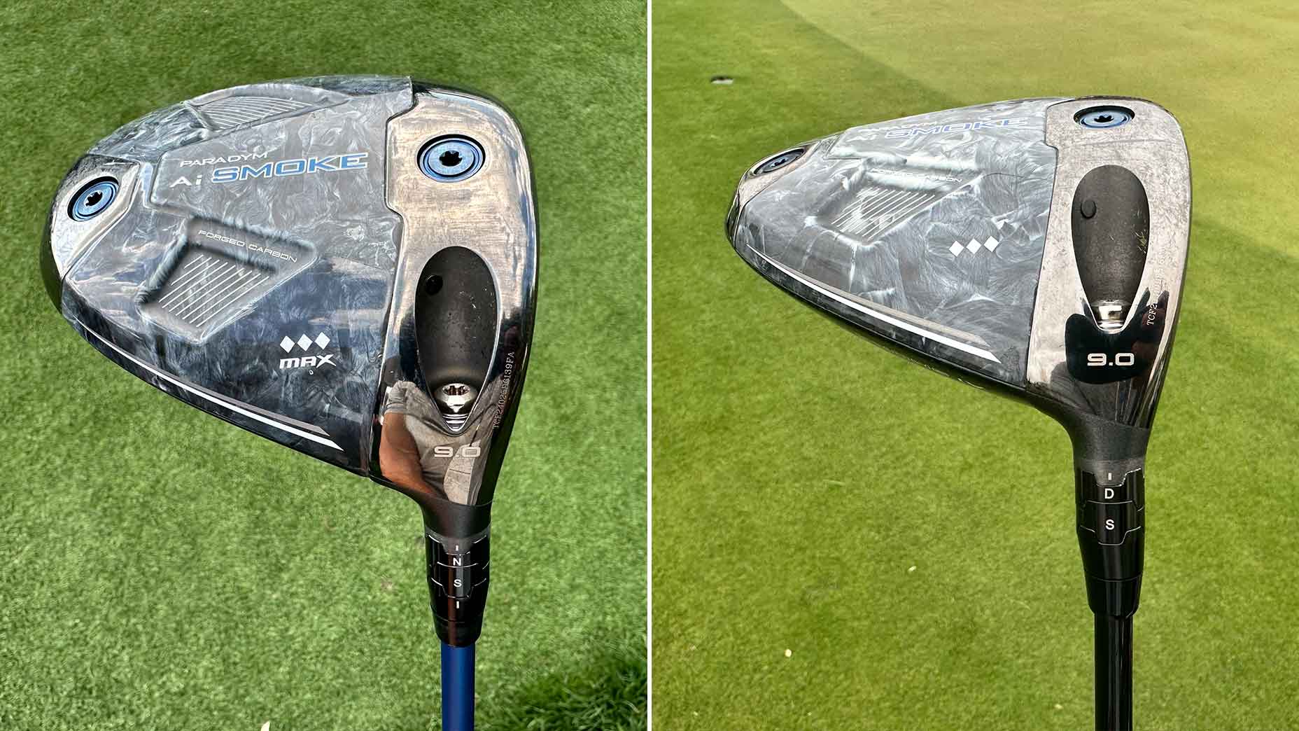 Sepp Straka and Thomas Detry's Callaway drivers.