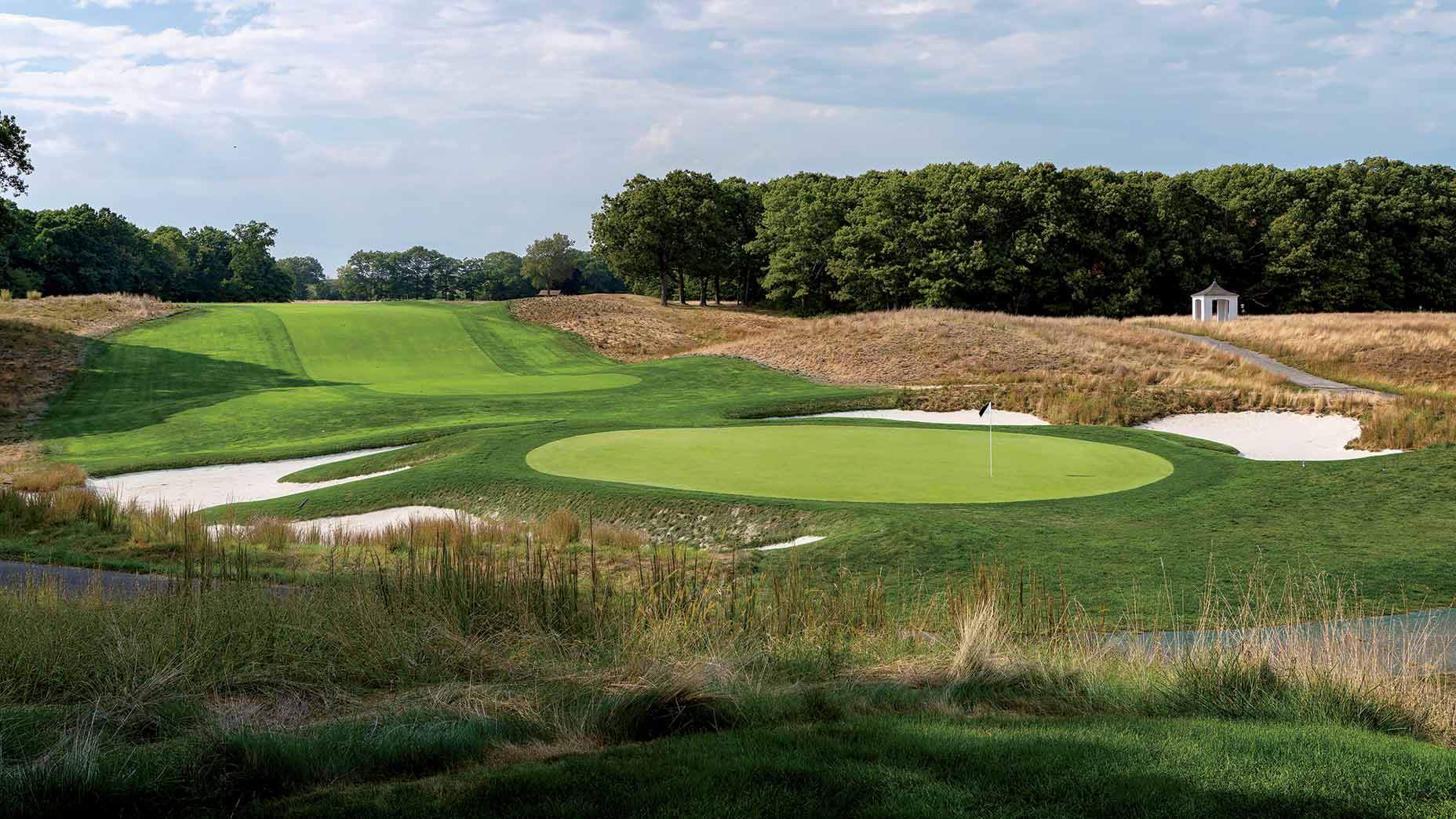 The 6th hole at Bethpage Black in Farmingdale, N.Y.