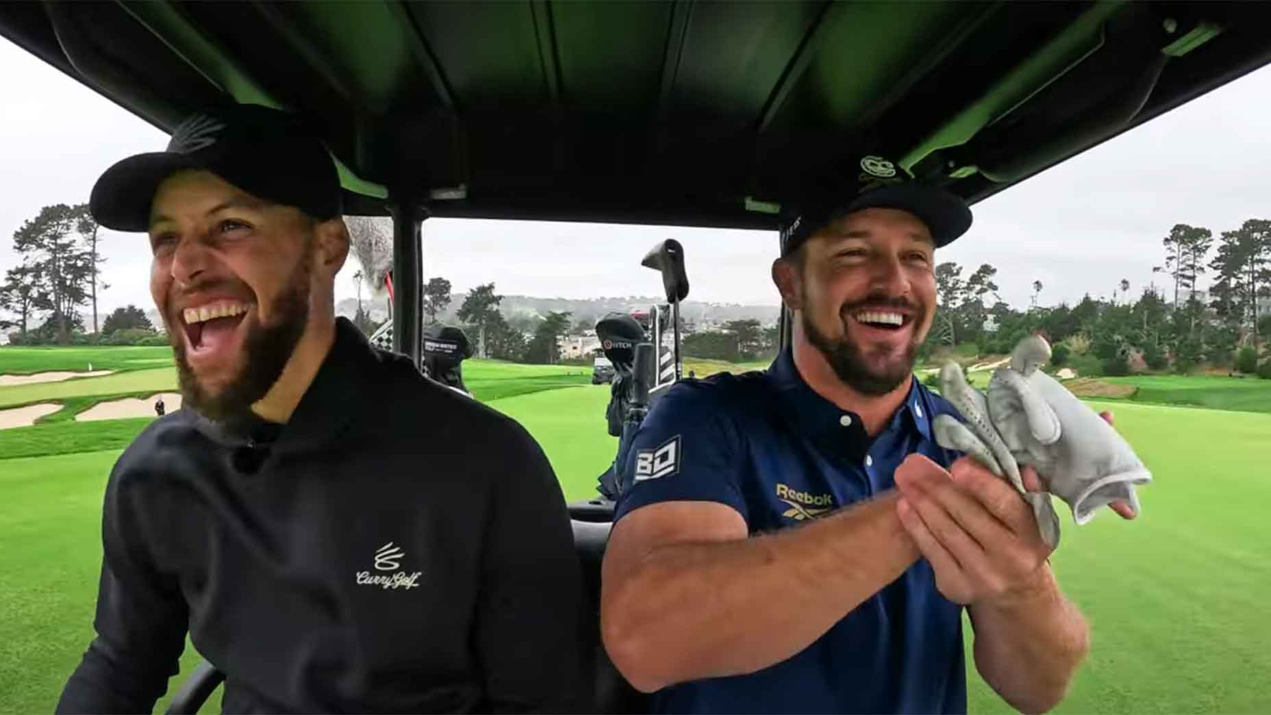 Steph curry bryson dechambeau golf