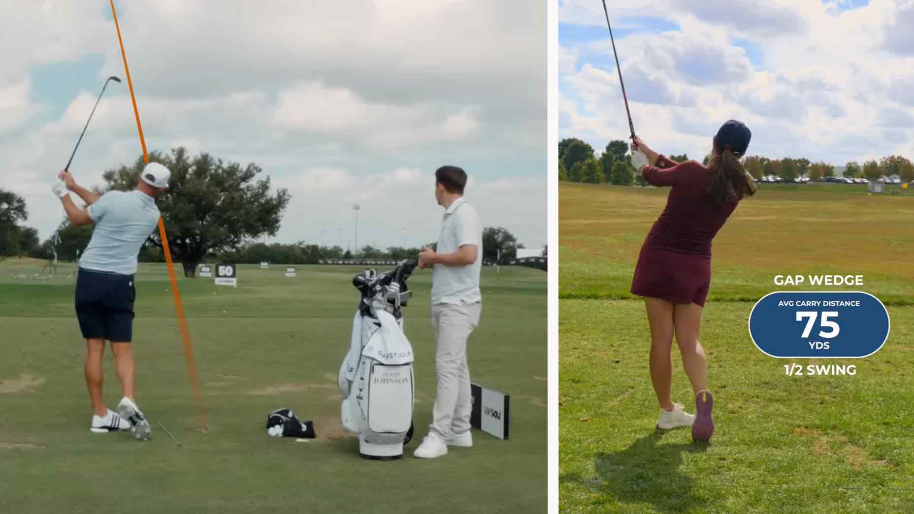 I tried Dustin Johnson's wedge combine drill — here's what I learned