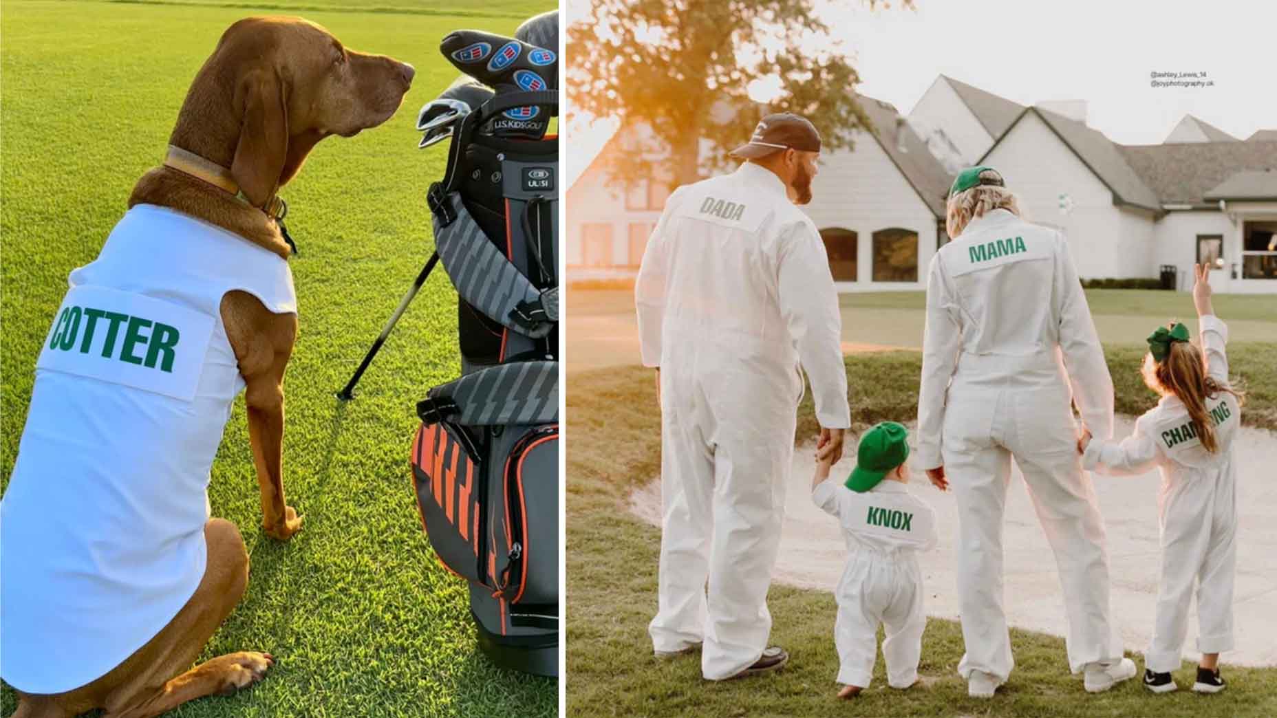 Caddie uniform jumpsuit for adults, kids and dogs at Fairway Jockey