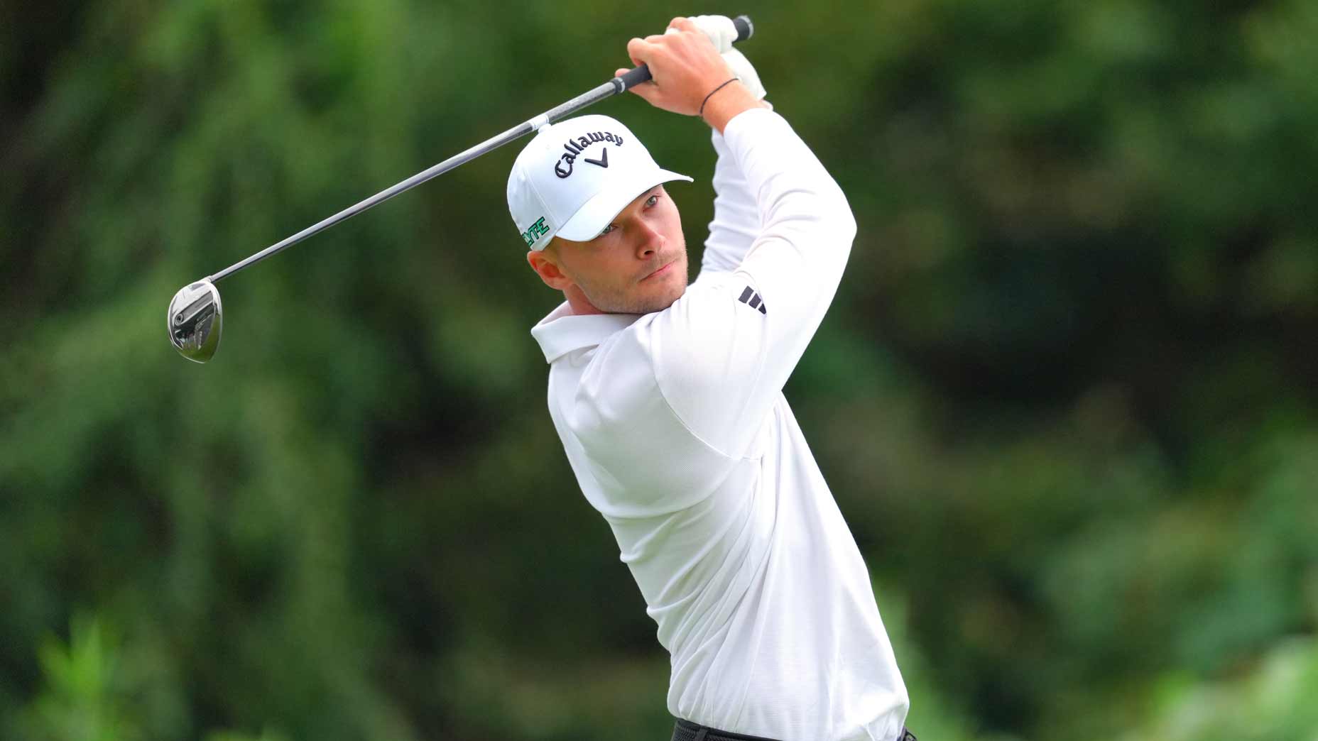 2025 Baycurrent Classic Thursday tee times: Nicolai Hojgaard hits tee shot during the 2025 Baycurrent Classic.