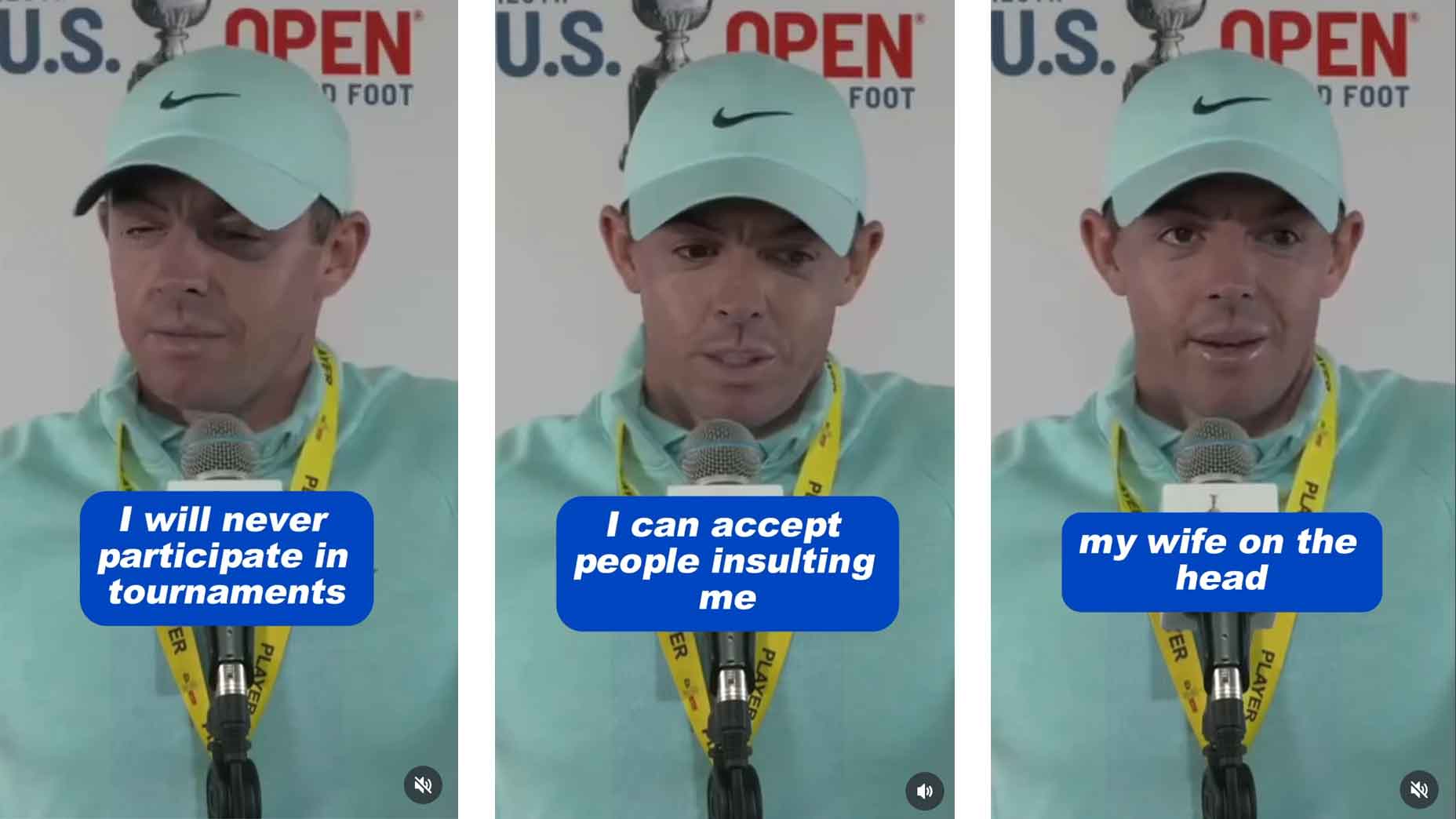 Rory mcilroy fake video