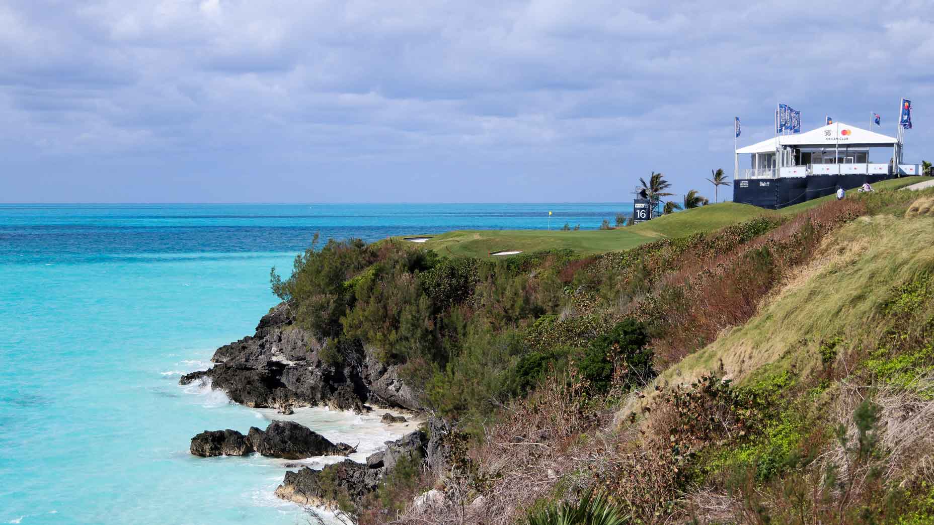 Port Royal's 16th hole prior to the 2025 Butterfield Bermuda Championship.