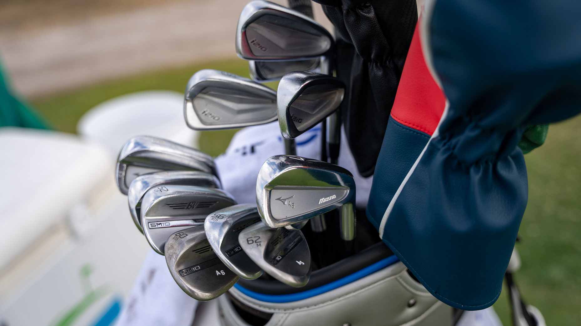 Adam Schenk golf bag at the RSM Classic.