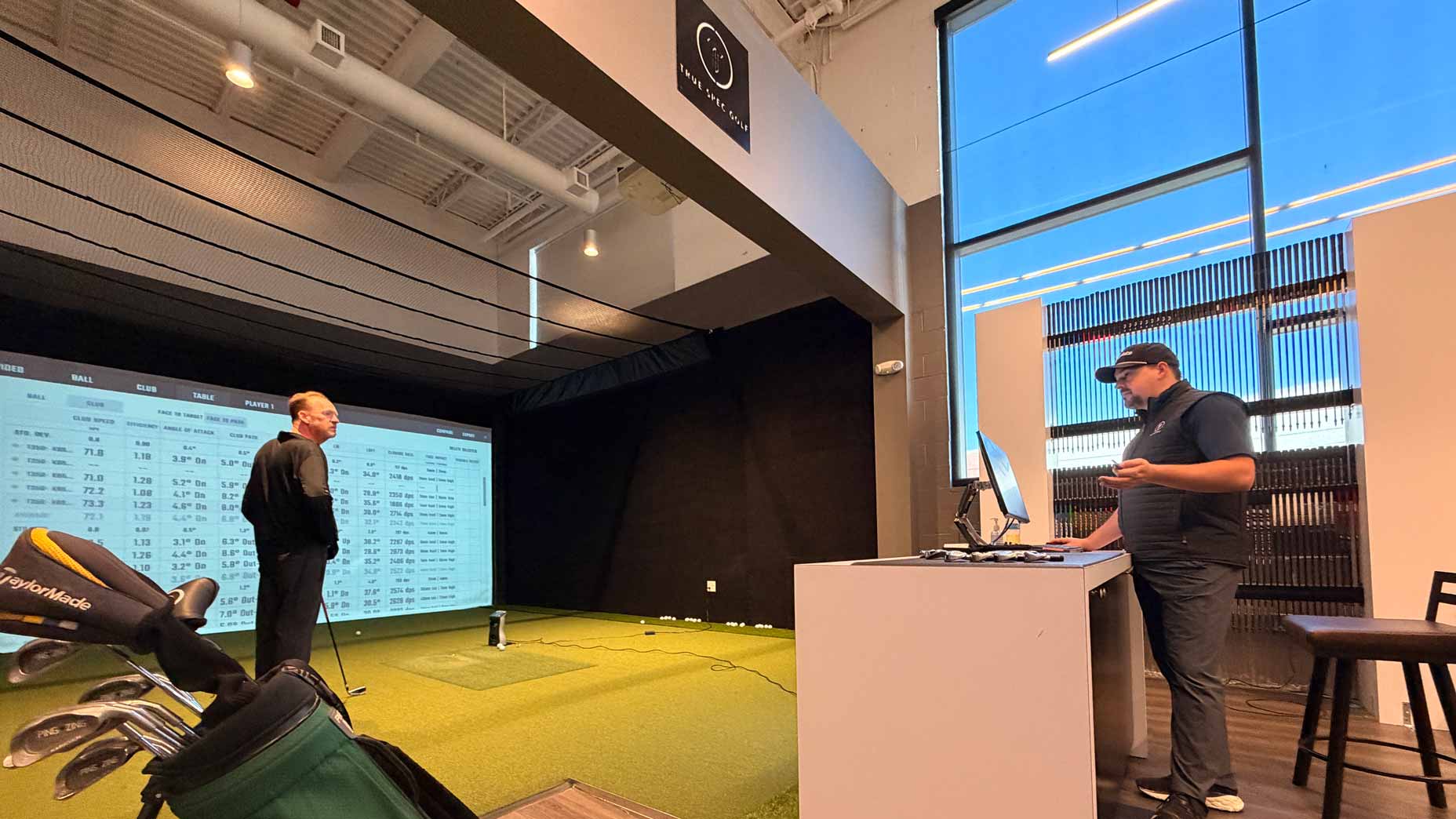 Sam Reef club fitting at True Spec Boston.