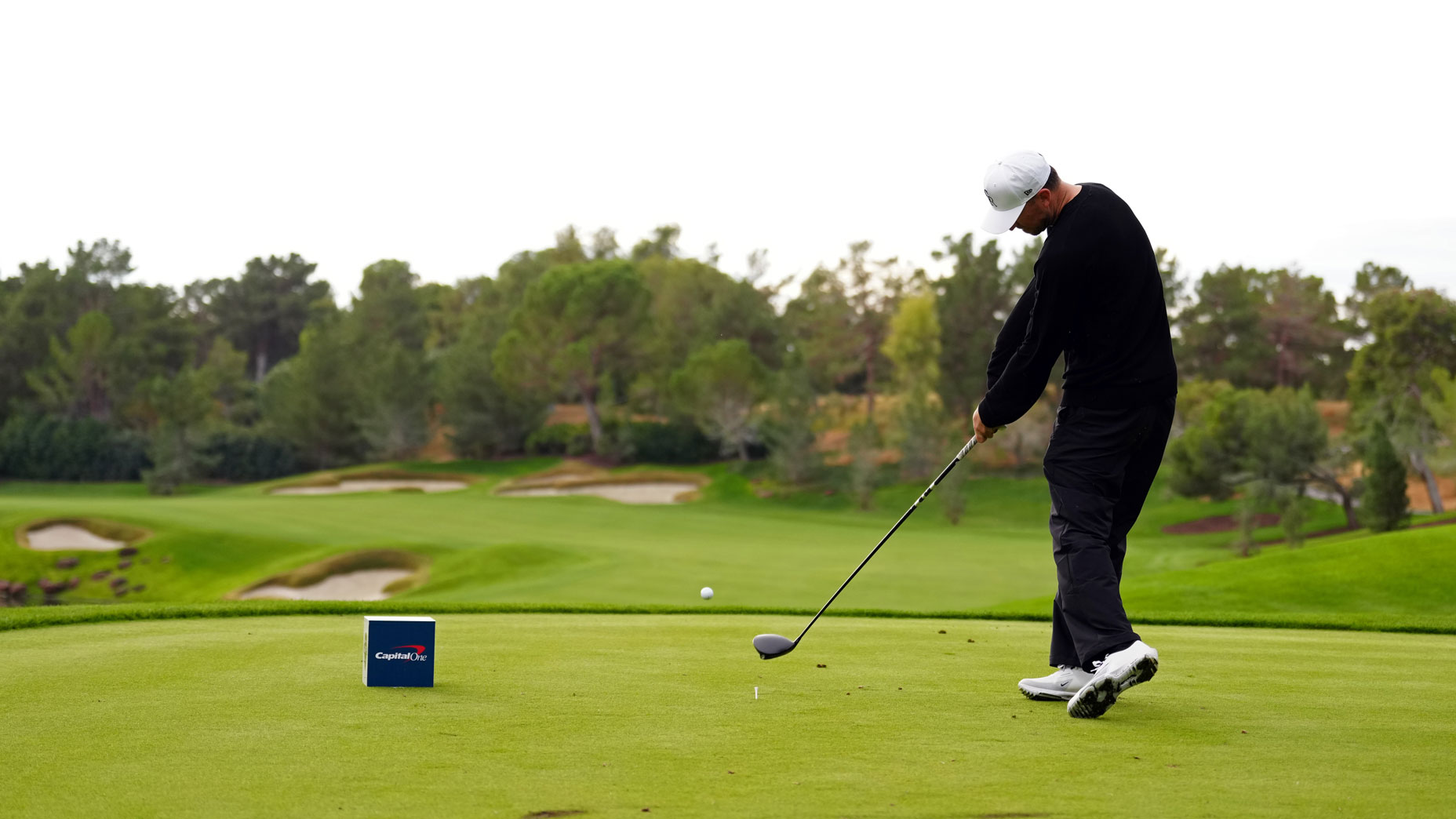kyle freeland hits tee shot