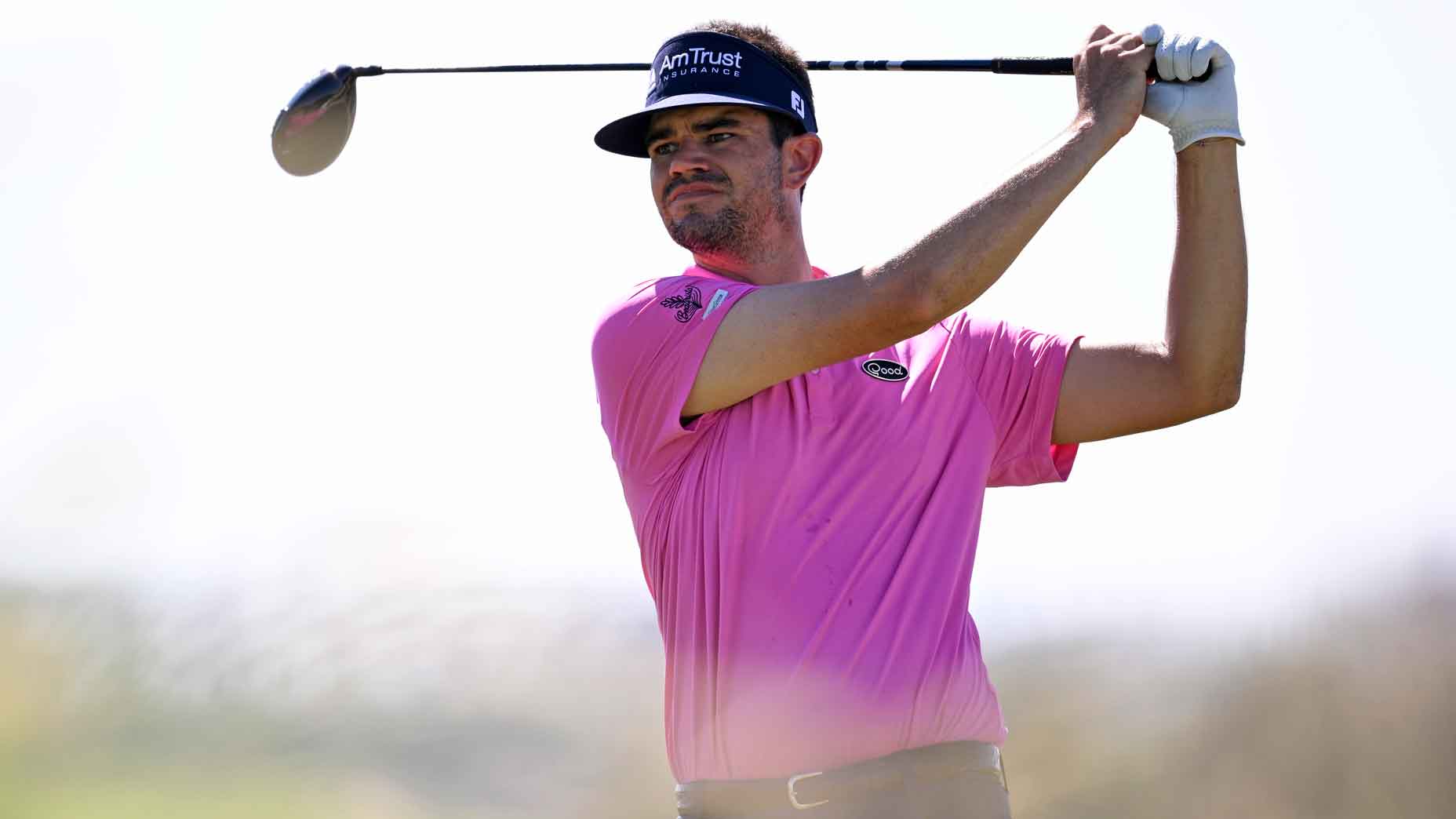 Beau Hossler of the United States plays his shot from the sixth tee during the first round of the World Wide Technology Championship 2025 at El Cardonal at Diamante on November 06, 2025 in Cabo San Lucas, Mexico. (Photo by Orlando Ramirez/Getty Images)
