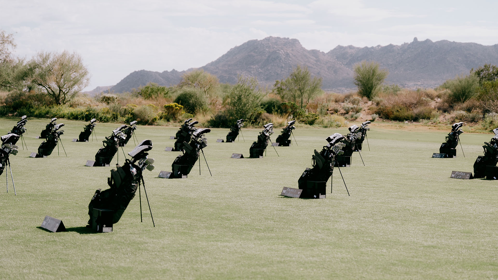 PXG Bags on Range at Scottsdale National
