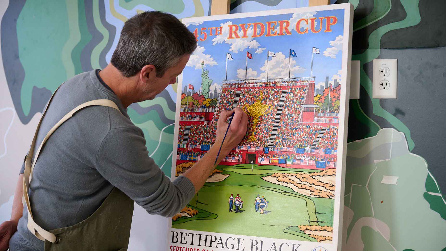 lee wybranski in his studio