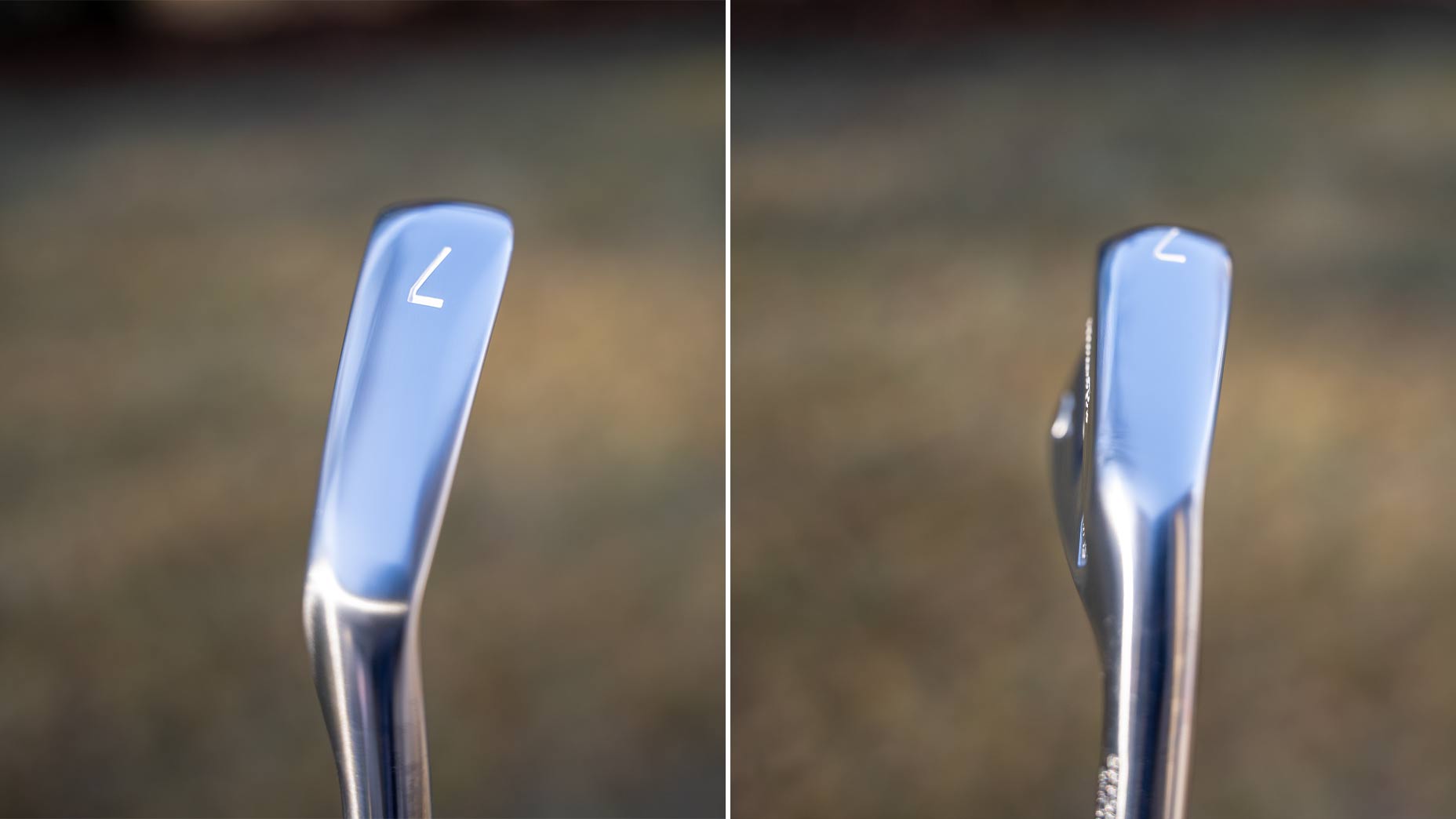 The soles of the Mizuno Pro M-Series irons.